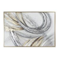 cuadro dkd home decor abstracto 187 x 38 x 126 cm