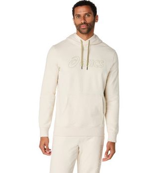 Asics para hombre. 2031E187 Sudadera Logo Oth beige (M), Casual, Deportivo, Algodón, Multideporte, Sostenible