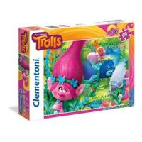 clementoni puzzle 60 piezas maxi trolls