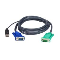 cable kvm aten 2l-5205u usb 5 m vga sphd-15 negro