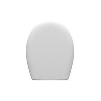 tapa de wc loira con bisagra inoxidable compatible con distintas marcas color blanco