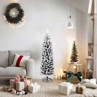 arbol de navidad  decoraciones de navidad artificial verde con nieve pvc 150 cm
