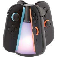 base de carga nacon para 4 joy-con nintendo switch 2 rgb usb-c