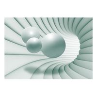 papel pintado 3d - in the green tunnel 250x175 cm