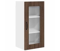 armario de cocina de pared - mueble cocina con puerta roble marron 40 x 31 x 80 cm