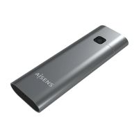 aisens carcasa disco ssd m2 nvme usb 31 gen2 gris