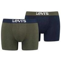 levis calzoncillos boxer levis solid basic 2pck khaki para hombre