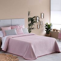 colcha capa onda colores rosa 150cm