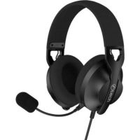 auriculares c-tech nemesis v3 con cable usb microfono desmontable y control volumen negros
