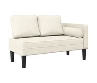 vidaxl sofa divan con cojines terciopelo crema