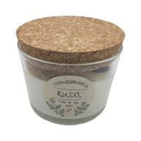 vadeincienso vela artesanal cera de soja ruda 100 natural 125 gr