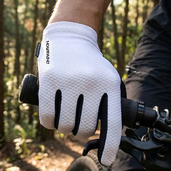 Guantes de ciclismo GTUBIKE, guantes ligeros, transpirables, antideslizantes, de dedo completo, SBR, alta elasticidad, absorción de impactos, guantes de ciclismo