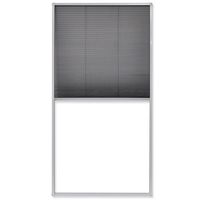 mosquitera plisada para ventana 80 x 160 cm vidaxl