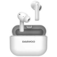 auriculares daewoo dw2005 inalambricos bluetooth con cancelacion de ruido microfono y resistencia ipx4 blancos
