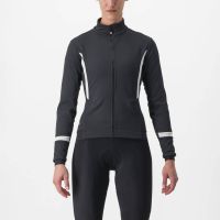 castelli dinamica 2 jacket - l - light blackwhite reflex