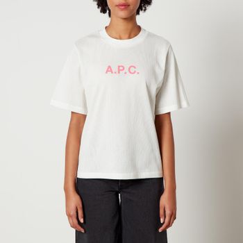 A.P.C. Mae Cotton-Mesh T-Shirt - XS