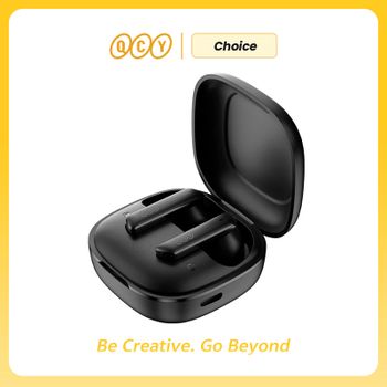 Audífonos Inalámbricos Bluetooth QCY HT05 Melobuds ANC BH21HT05A 40dB 6 Micrófonos con IA para Llamadas, Transparencia, Aplicación para Ecualizador Personalizado, 30H de Duración