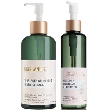 Biossance Double Cleanse Duo