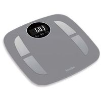 terraillon bascula personal impedancia 15280 160kg100g tapa de cristal 12 mem lcd - powerfit