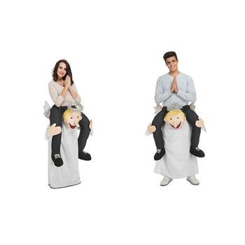 Disfraz Adulto Angelito A Hombros Talla Única