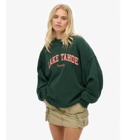 superdry para mujer w2012408a sudadera outdoor location verde m casual algodon