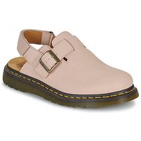 dr martens zuecos jorge ii mule powder pink milled nubuck para mujer