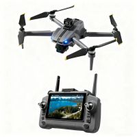 dron beast sg911 max gps 5g wifi fpv con controlador de pantalla tactil lcd de 55 pulgadas camara dual 720p hd gimbal