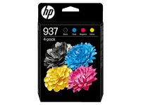 cartucho de tinta - hp original 937 cmyk negro cian magenta amarillo 6c400ne