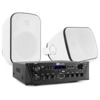 sistema de sonido power dynamics pv220bt 2x100w rms bluetooth 42 altavoces bd50w 120w ipx5