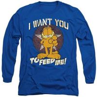 garfield camiseta manga larga i want you para mujer