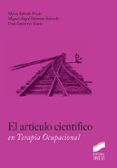 el articulo cientifico en terapia ocupacional