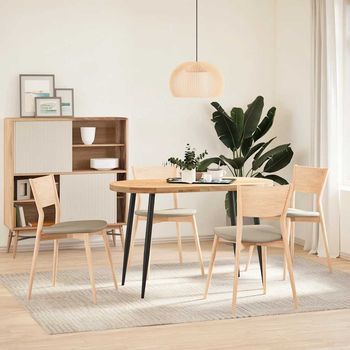 Patas Para Mesa De Centro Cónicas 4 Uds | Patas Para Mesa Acero Negro 72-73 Cm