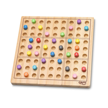 Cayro - Juego Sudoku en caja de metal. 81 piezas. 18x18x1.2 cm (110)