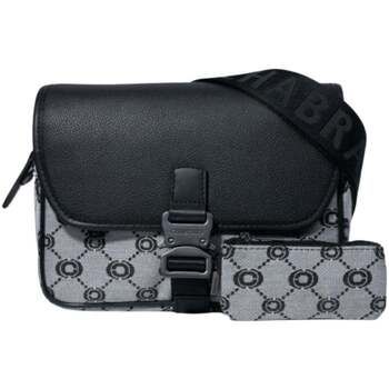 Chabrand Bandolera Bolso tipo satchel Reporter Gris Negro para hombre