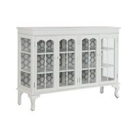 buffet abeto cristal 1425x405x1015 blanco