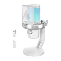 microfono maono dm40 pro usb omnidireccional con ai y rgb personalizable