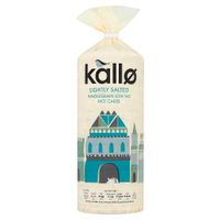 kallo lightly salted low fat rice cakes