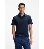 boss para hombre 50507699 polo passertip marino xl casual algodon manga corta