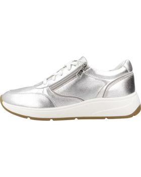 de GEOX ZAPATILLAS MUJER MODELO D CRISTAEL COLOR PLATA C1007
