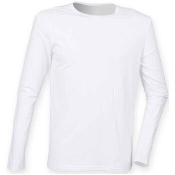 Skinni Fit Camiseta manga larga Feel Good para hombre