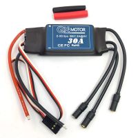 esc sin escobillas qx-motor 30a 2-3s con bec de 5v2a para avion rc de ala fija