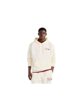 Sudadera New Balance Reimagined Fleece Hombre Blanco