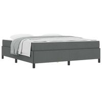 cama tapizada  200 x 180 cm   - gris