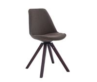 silla para visitas troyes square en tela gris oscuro 56x48x84 cm