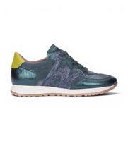 wonders para mujer a-4810 zapatos a-4810 verde 40 piel plano cordones casual