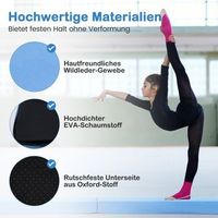 barra de equilibrio de 210 cm barra de gimnasia barra de gimnasia plegable barra de equilibrio antideslizante hasta 73 kg azul
