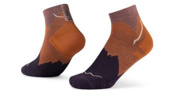 Calcetines ligeros buff merino 3  naranja