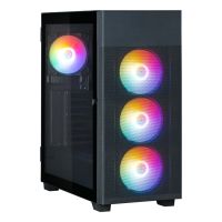 caja zalman s5 neo atx 4xvent 120mm argb 2xusb 30 negro sin fuente
