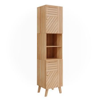 Armario De Baño Lucie 40 X 177 Cm Con 2 Puertas Vicco