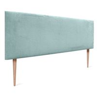 dhome cabecero de pana liso 150x115 con patas camas 150160 - verde agua